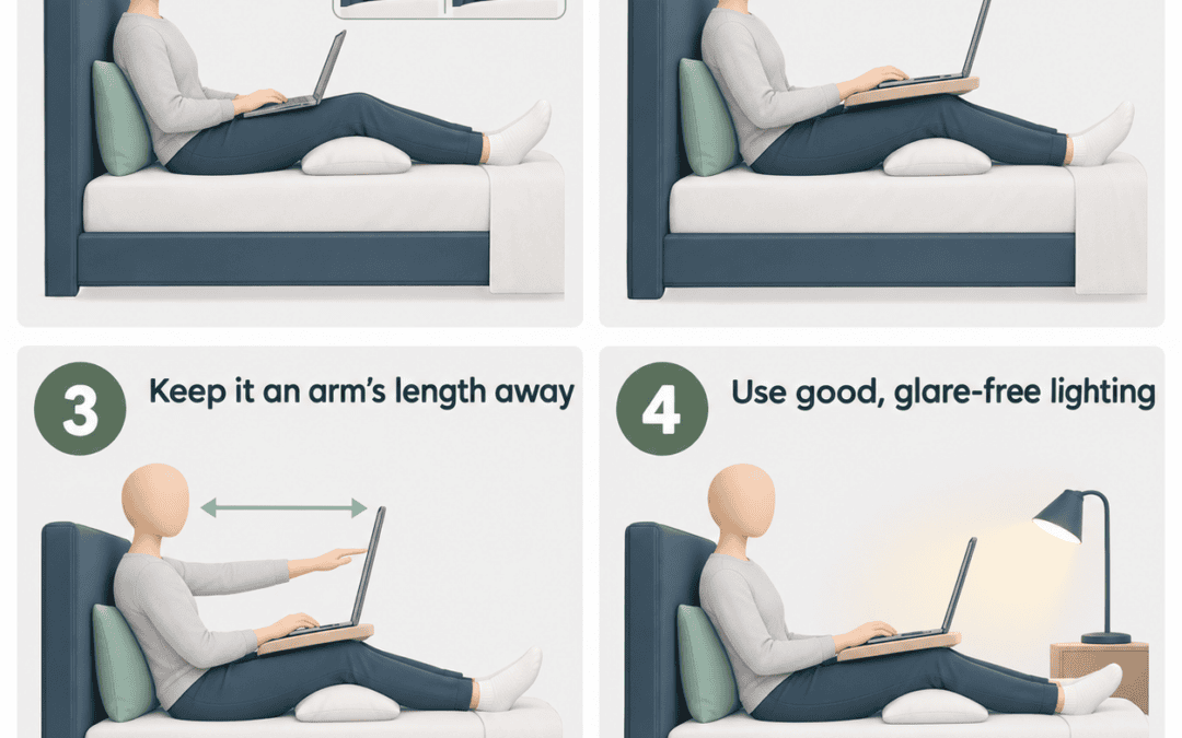 How Should I Sit On My Bed While Studying?
