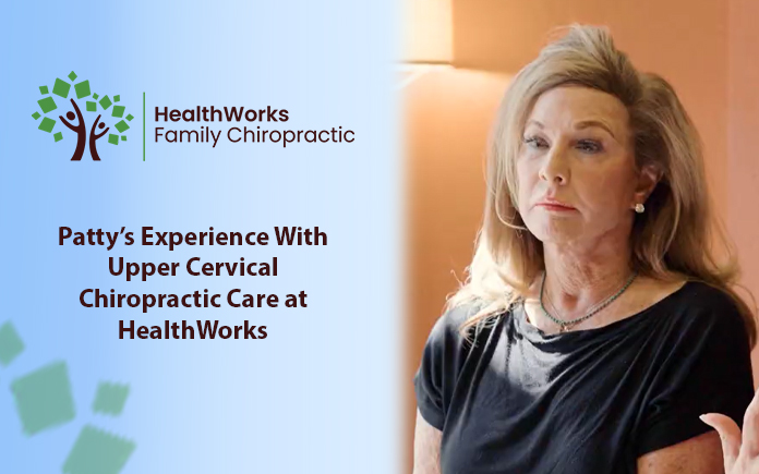 Patty shares her upper cervical chiropractic experience for posture and forward head support at HealthWorks